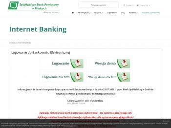 internet banking piaski